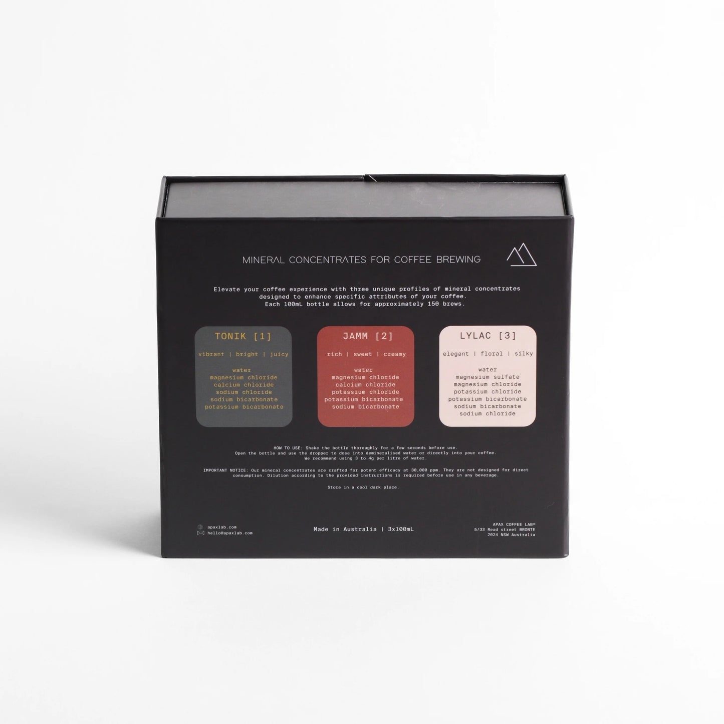 APAX LAB BOX SET - Concentrado Mineral